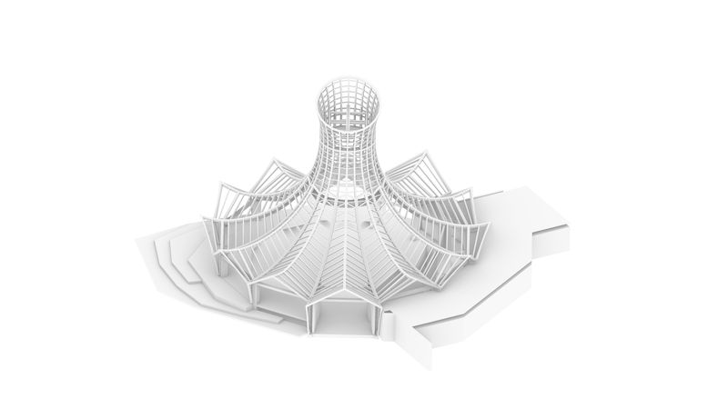 Axonometrie. Foto: Blumer-Lehmann AG