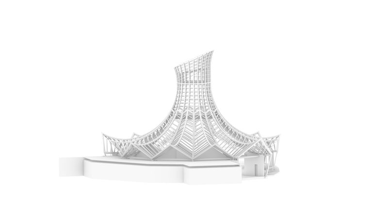 Axonometrie. Foto: Blumer-Lehmann AG