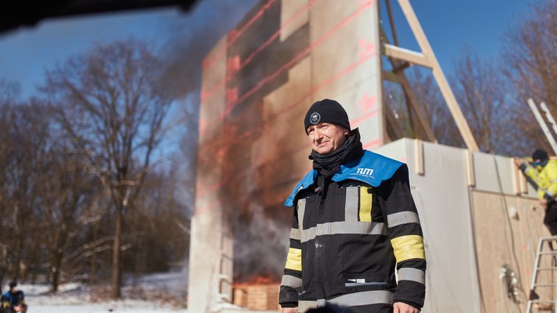 TU München Brandversuch TIMpuls Garching 2021