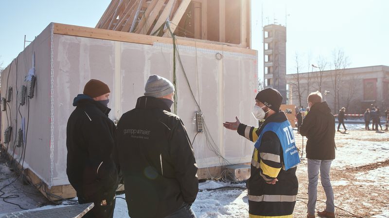 TU München Brandversuch TIMpuls Garching 2021