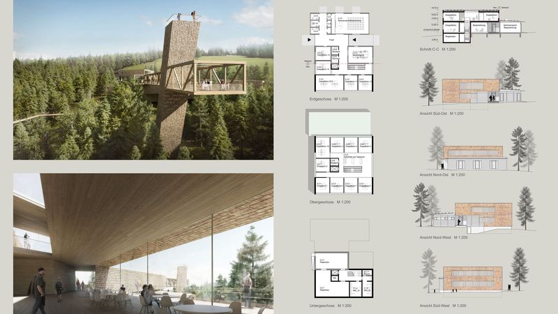 Nationalparkzentrum Ruhestein Präsentationsplan