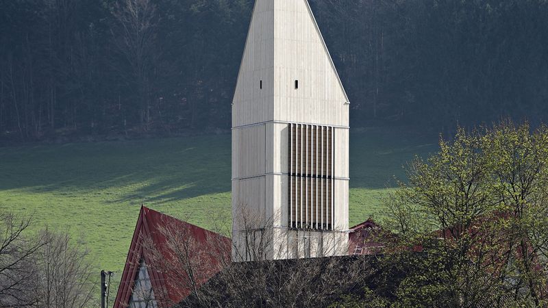 Kirchturm in Bleibach. Foto: Oliver Kern