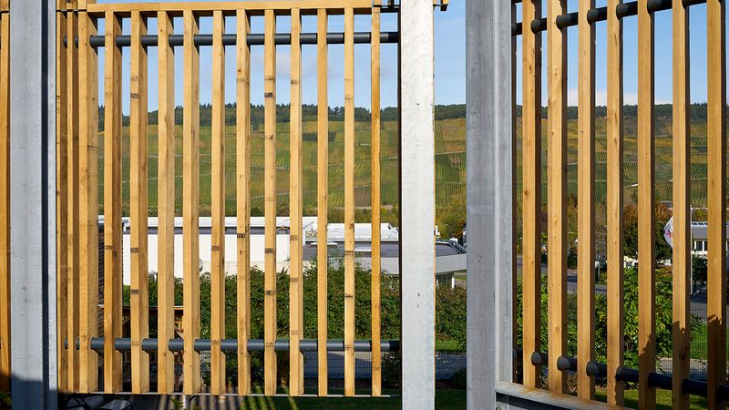 Freistehendes Fassadensystem 2019. Foto: Andreas Scholer / baustellenfotograf.de