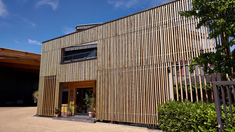 Freistehendes Fassadensystem 2020. Foto: Andreas Scholer / baustellenfotograf.de