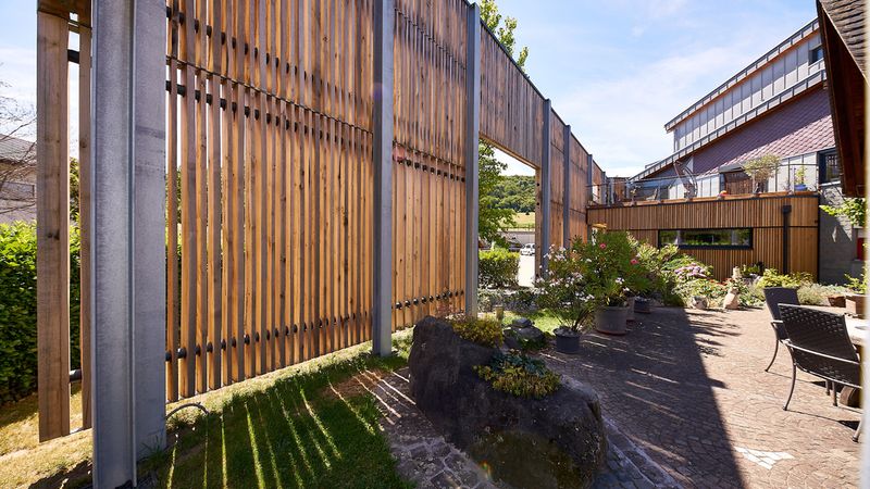 Freistehendes Fassadensystem 2020. Foto: Andreas Scholer / baustellenfotograf.de