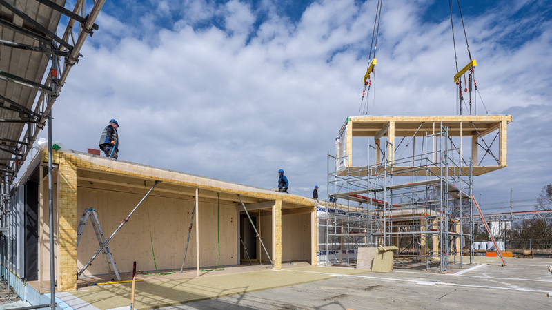 Foto: Erne AG Holzbau | Raumwerk & Spreen Architekten Arbeitsgemeinschaft | Thomas Koculak