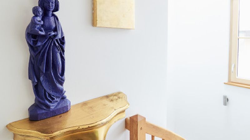Die kleinen Häuser von Anja und Andrea Aicher in Schleching in Oberbayern wurden mit dem zweiten Preis des KfW Award Bauen 2020 in der Kategorie Neubau ausgezeichnet. Die Bauherrinnen waren auch gleichzeitig die Architektinnen der Häuser. Foto: KfW-Bildarchiv / Claus Morgenstern