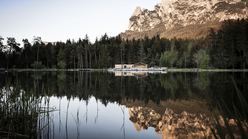 Seehütte Völs am Schlern, Südtirol noa* network of architecture. Foto: Alex Filz