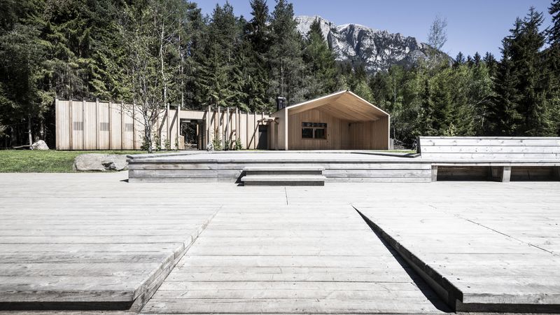 Seehütte Völs am Schlern, Südtirol noa* network of architecture. Foto: Alex Filz