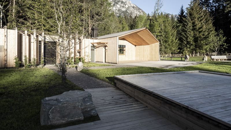Seehütte Völs am Schlern, Südtirol noa* network of architecture. Foto: Alex Filz