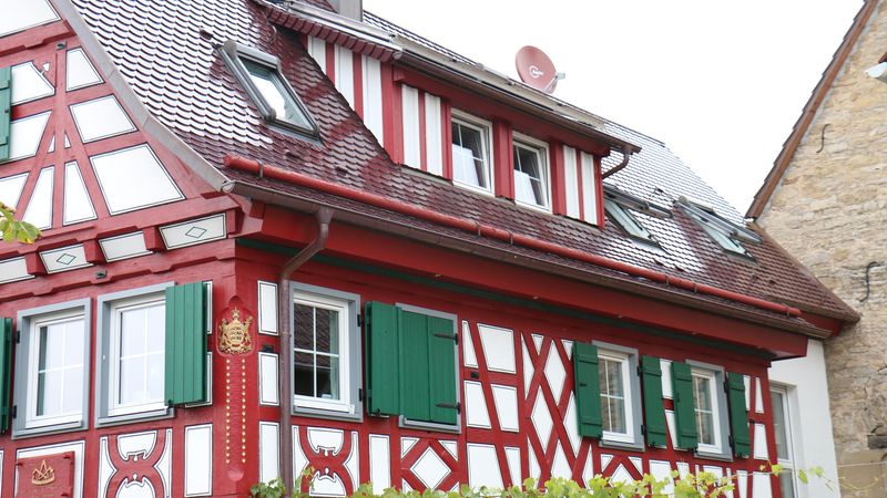 Sanierung Winzerhaus Neckartal. Foto: bmH bauen mit Holz