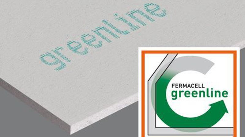 Bei den Gipsfaserplatten ist das Keratin in der Grundierung enthalten, mit der die Oberflächen beschichtet sind. (Bild: Fermacell)