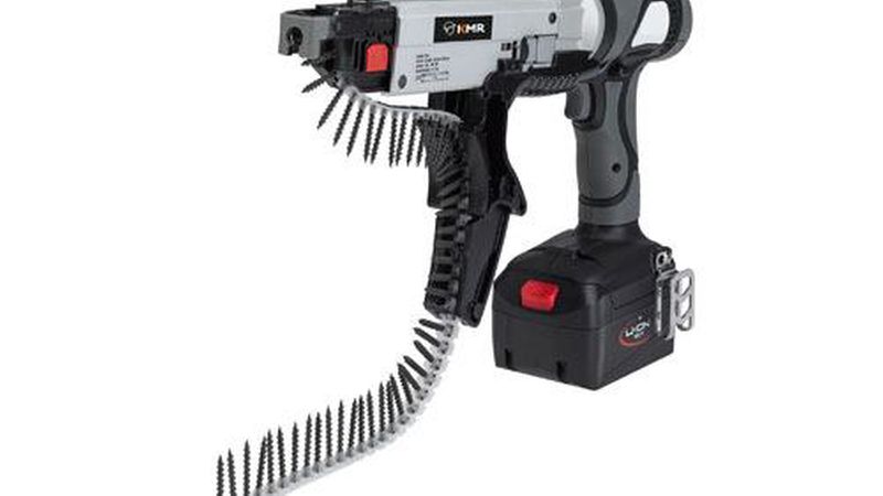 Mit einem Streifenschrauber lassen sich 50 Schrauben pro Streifen schnell und effizient verarbeiten. Bild: Behrens Gruppe