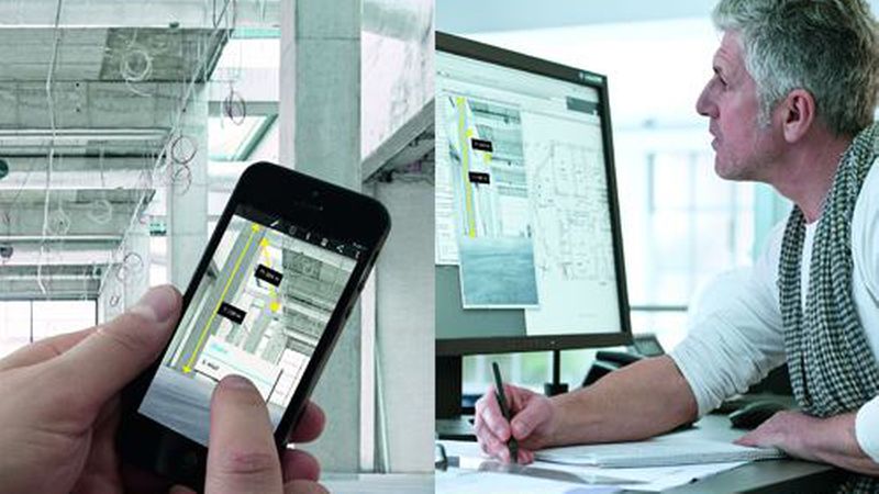 Mobile Smartphone-Apps bieten Nützliches für Büro und Baustelle. (Bild: Robert Bosch)