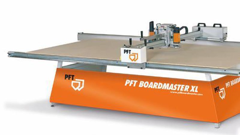 Große Frästische für Gipsplatten lohnen sich nur für Fachunternehmen. (Bild: Knauf PFT)