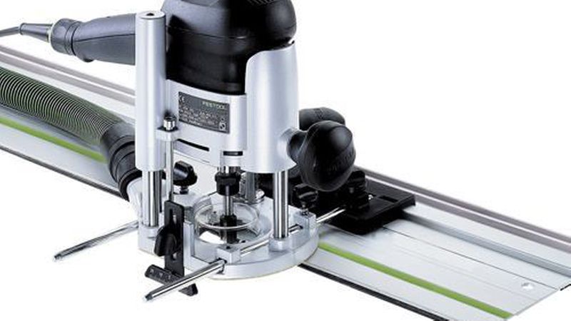 Eine Führungsschiene für die Oberfräse gehört zur absoluten Minimalausstattung. (Bild: Festool)