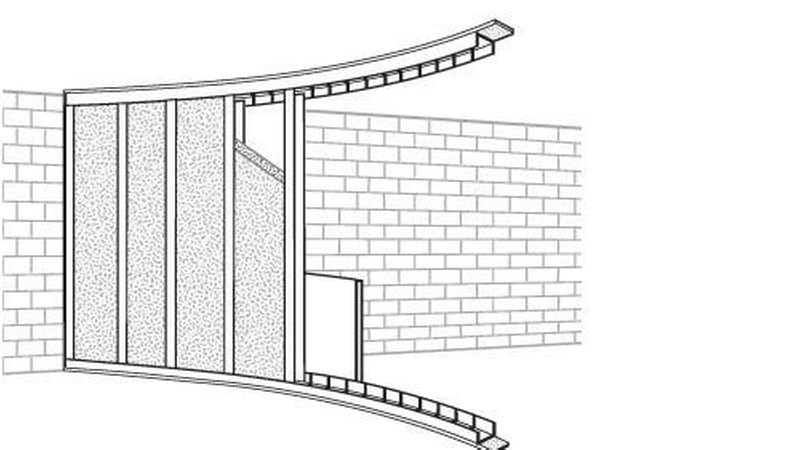 Die Plattenstöße auf der zweiten Wandseite sind in beide Richtungen versetzt.