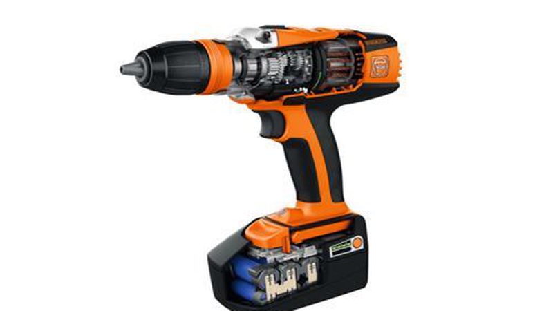 Durch das Fehlen der Kohlebürste kann das Gehäuse des Akku-Bohrschraubers wesentlich kompakter gehalten werden. (Bild: Fein)