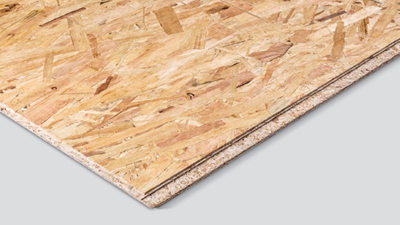 Die Kantenausbildung des Ergoboard ist auf die Verwendung als Wandbauplatte ausgelegt.