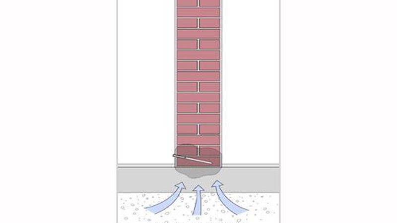 Bei aufsteigendem Wasser können Spezialfirmen zum Beispiel druckwasserdichte Injektionen mit Acrylat-Gel einbringen. (Bild: Getifix)