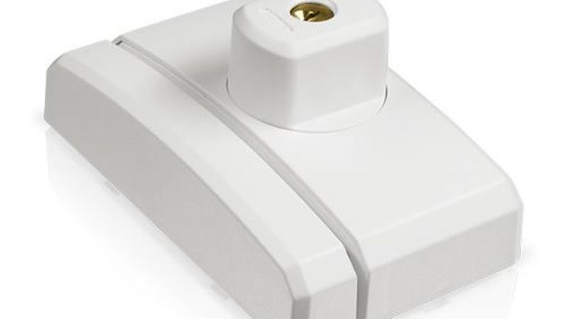 Die Alarmfunktion im Schloss ist unsichtbar integriert und funktioniert über einen Magnetfeldsensor. (Bild: Abus)