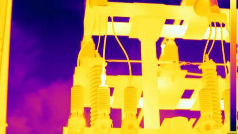 Dieses Wärmebild wurde im automatischen Modus aufgenommen. (Bild: Flir Systems)