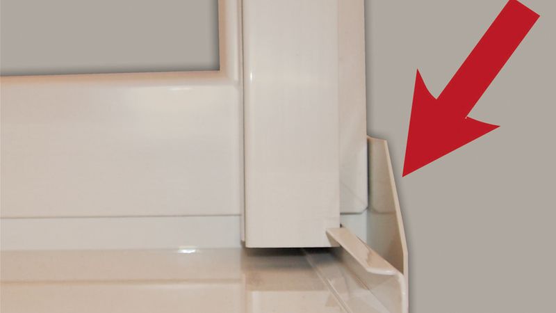 Das Gewerkeloch ist hinter der Führungsschiene. Quelle: Bewa-Plast