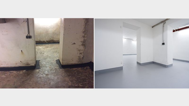 Vor und nach der Sanierung (Quelle: Saint-Gobain Weber)