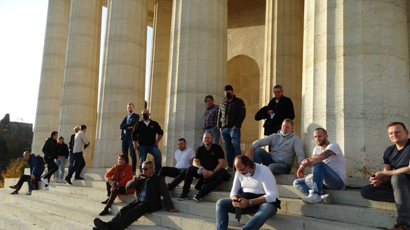 Ein Ausflug zum Canova-Tempel und in die Gipsoteca in Possagno, ein Referenzobjekt von Fila, gehörte zum Rahmenprogramm.