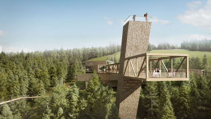 Beim Besucher- und Informationszentrum (BIZ) des Nationalparks Schwarzwald sichern fischer Langschaftdübel SXR und Power-Fast Holzbauschrauben die Fassade an den Gebäudeteilen E und F. Quelle: Fischer