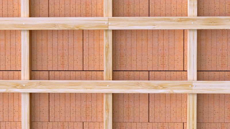 Eine Holzbekleidung wird im Normalfall auf einer Unterkonstruktion aus Holz angebracht. Dabei können alle Dübel punktgenau befestigt und die Lasten auf alle Befestigungspunkte gleichmäßig verteilt werden. Quelle: Fischer