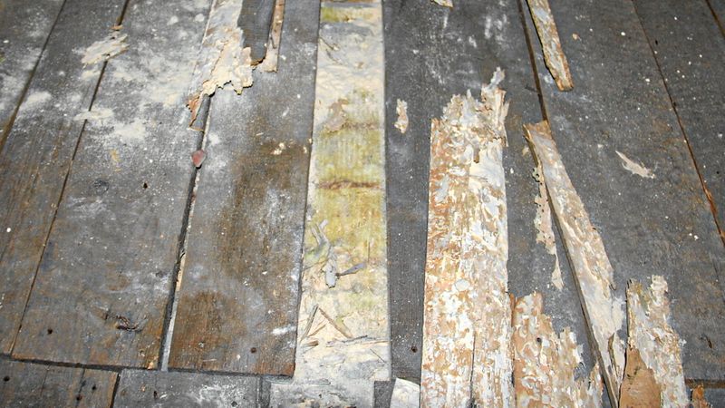 Abb. 4c: Schäden an Bühnenboden