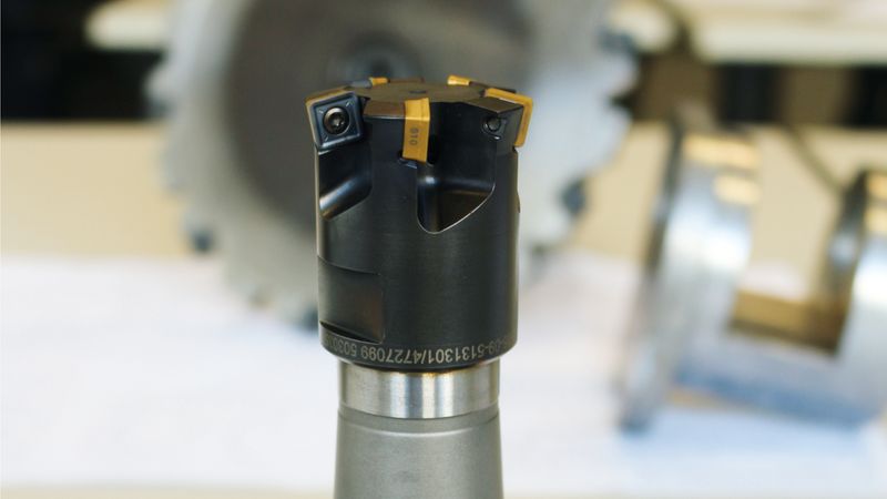 Bei diesem Projekt kommt der leistungsstarke Hochvorschubfräser Mill 4 Feed in einer Sonderausführung mit einem Durchmesser von 39 Millimetern zum Einsatz.