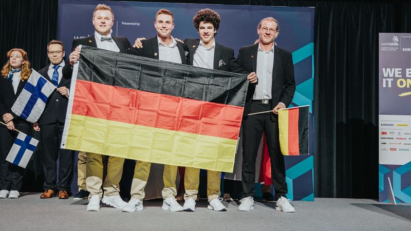 „Team Germany“ bei der Abschlussfeier