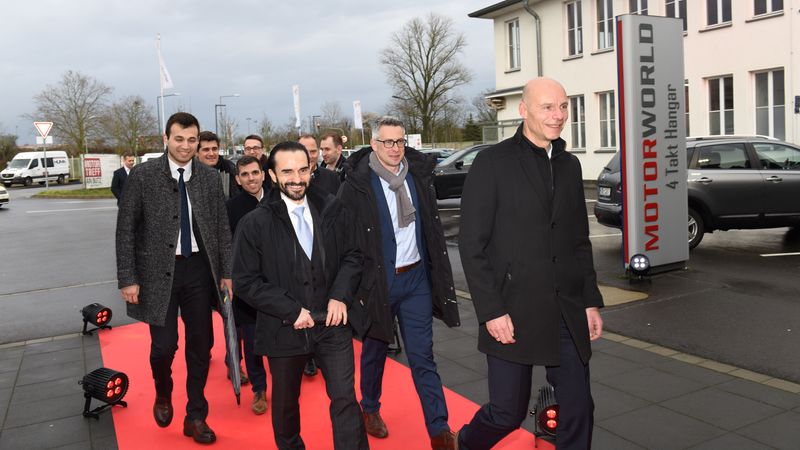 Einlass an der Kölner Motorworld.