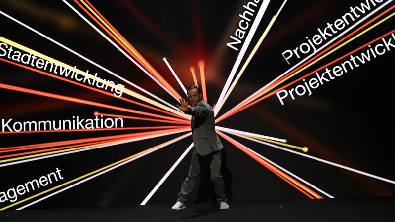 Mit einer sagenhaften Mapping Show wurde der Abend eingeleitet.