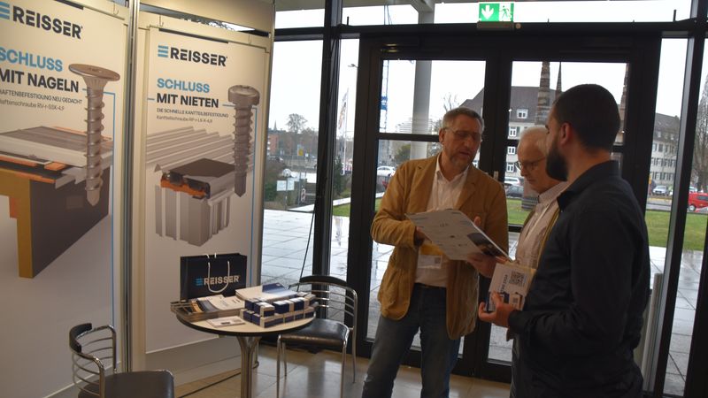 Das Foto zeigt den Stand von Reisser