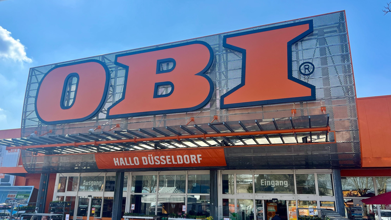 Nach Umbau: Obi erffnet neu in Dsseldorf