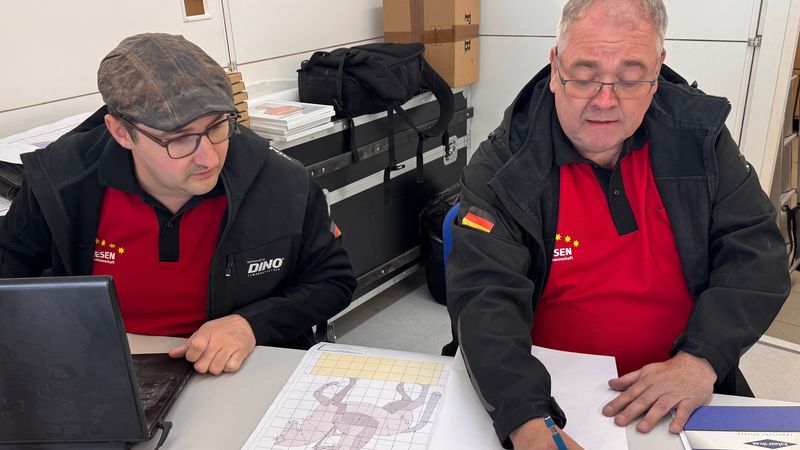 Betreuten das Team: Bundestrainer Bayer-Oppelt und Teammanager Beyer
