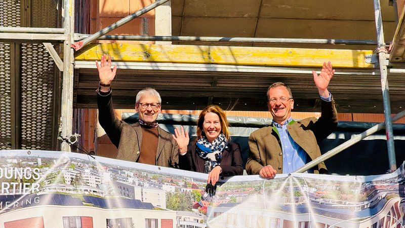 Richtfest frs Bildungsquartier