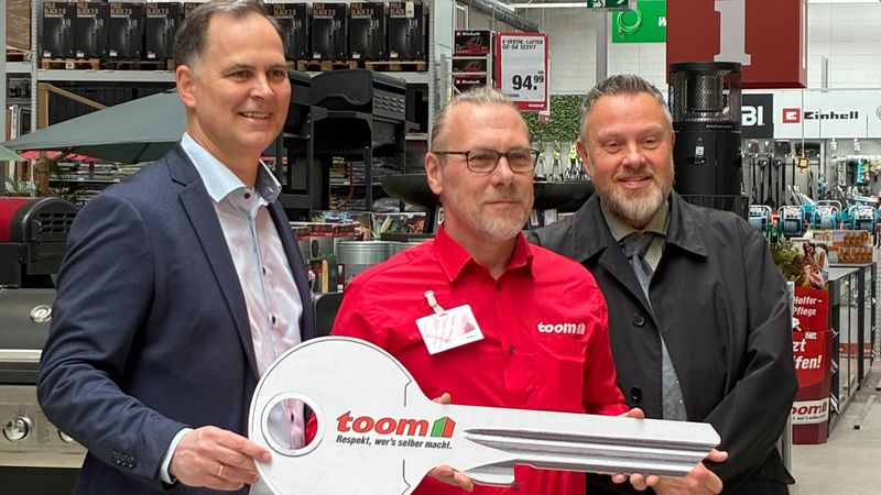 Toom Baumarkt in Mülheim an der Ruhr wieder eröffnet