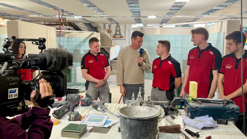 Live im TV: die Verkündung des Gewinners