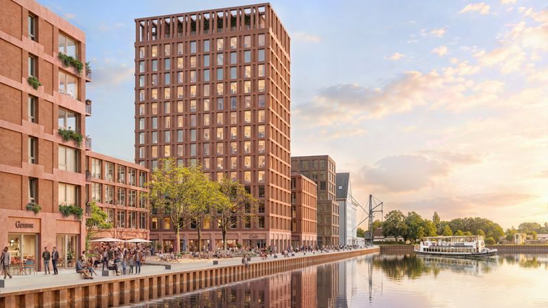 Münster: Landmarken entwickelt Ensemble am Stadthafen