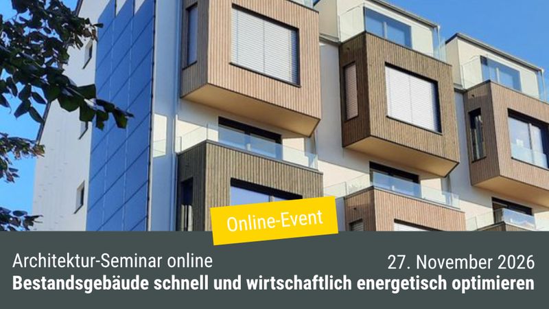 Foto einer modernen Bestandswohnfassade mit kubischen Balkonen und Holzverkleidung.